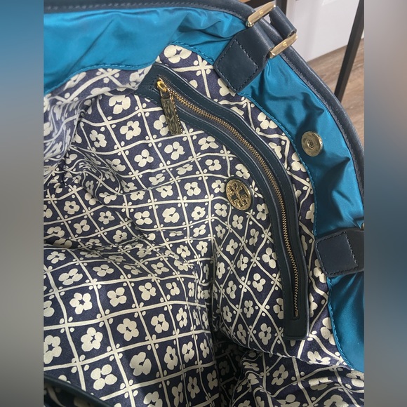 Tory Burch Tote—Teal Nylon - Picture 4 of 8